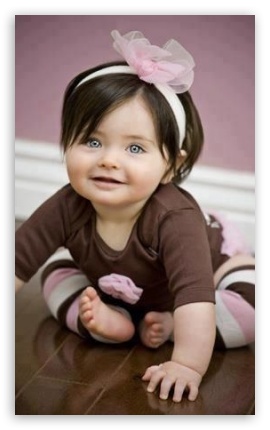 Beautifull Baby UltraHD Wallpaper for Mobile 3:5 ;