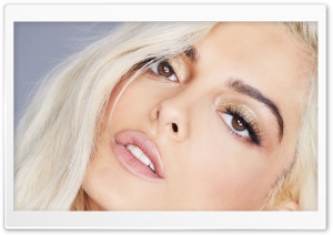 Bebe Rexha Celebrity Portrait 4K UHD Wallpaper for Widescreen and UltraWide Desktop, UltraHD TV, Smartphone, Tablet