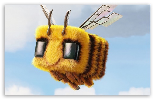 Bee, Minecraft 2025 Movie UltraHD Wallpaper for UHD 16:9 ; HD 16:9 ; Widescreen 16:10 5:3 ; Fullscreen 4:3 5:4 3:2 ; Tablet 1:1 ;