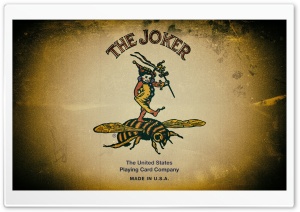 Bee Playing Cards Joker Ultra HD Wallpaper for 4K UHD Widescreen desktop, tablet & smartphone