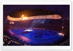 Beijing Olympic Games Opening Ultra HD Wallpaper for 4K UHD Widescreen desktop, tablet & smartphone