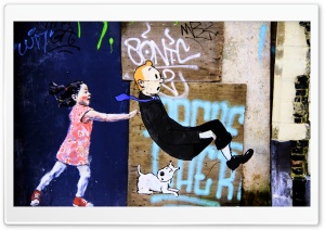 Belgium   Brussels   Street Art Ultra HD Wallpaper for 4K UHD Widescreen desktop, tablet & smartphone