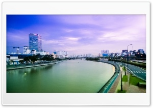 Ben Nghe waterway, HCM city Ultra HD Wallpaper for 4K UHD Widescreen desktop, tablet & smartphone