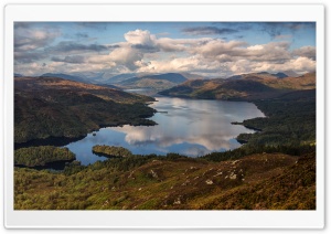 Ben Venue mountain and Loch Katrine, The Trossachs, Scotland Ultra HD Wallpaper for 4K UHD Widescreen desktop, tablet & smartphone