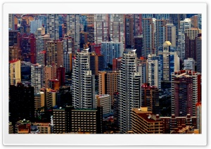 Benidorm Buildings Ultra HD Wallpaper for 4K UHD Widescreen desktop, tablet & smartphone