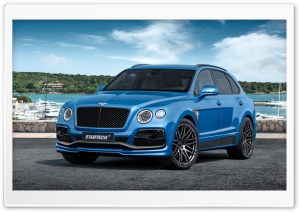 Bentley Bentayga Blue Ultra HD Wallpaper for 4K UHD Widescreen Desktop, Lockscreen, Screensaver, TV, Tablet, Smartphone