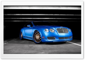 Bentley Continental GT Blue Ultra HD Wallpaper for 4K UHD Widescreen desktop, tablet & smartphone