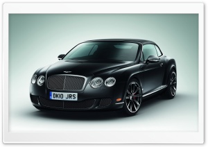Bentley Continental GTC Black Ultra HD Wallpaper for 4K UHD Widescreen desktop, tablet & smartphone