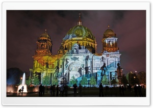Berlin Cathedral At Night Ultra HD Wallpaper for 4K UHD Widescreen desktop, tablet & smartphone