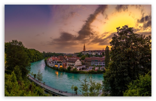Bern Panorama, Switzerland UltraHD Wallpaper for UHD 16:9 ; HD 16:9 ; UltraWide 21:9 24:10 32:9 32:10 ; Widescreen 16:10 5:3 ; Fullscreen 4:3 5:4 3:2 ; Tablet 1:1 ; Dual 16:10 5:3 16:9 4:3 5:4 3:2 ;