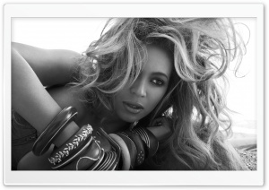Beyonce In Black And White Ultra HD Wallpaper for 4K UHD Widescreen desktop, tablet & smartphone