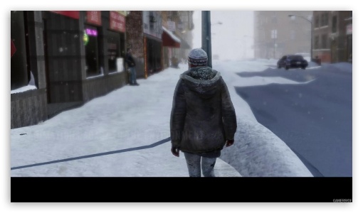 Beyond Two Souls Walking in the snow UltraHD Wallpaper for 8K UHD TV 16:9 Ultra High Definition 2160p 1440p 1080p 900p 720p ;