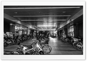 Bicycle Parking Ultra HD Wallpaper for 4K UHD Widescreen desktop, tablet & smartphone