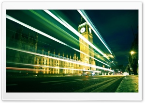 Big Ben By Night Ultra HD Wallpaper for 4K UHD Widescreen desktop, tablet & smartphone