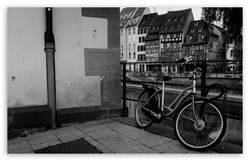 Bike by the Canal UltraHD Wallpaper for UHD 16:9 ; HD 16:9 ; UltraWide 21:9 24:10 ; Widescreen 16:10 5:3 ; Fullscreen 4:3 5:4 3:2 ; Tablet 1:1 ; Mobile 10:16 2:3 3:4 ;