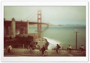 Biking in San Francisco Ultra HD Wallpaper for 4K UHD Widescreen desktop, tablet & smartphone
