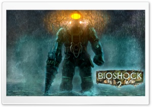 Bioshock 2 Rain Ultra HD Wallpaper for 4K UHD Widescreen desktop, tablet & smartphone