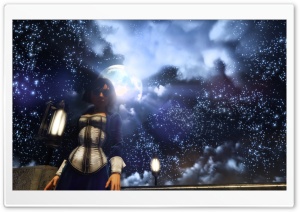 BioShock Infinite Elizabeth and the starry sky Ultra HD Wallpaper for 4K UHD Widescreen desktop, tablet & smartphone