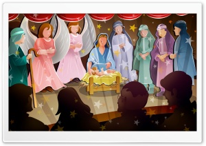 Birth Of Jesus Christ Ultra HD Wallpaper for 4K UHD Widescreen desktop, tablet & smartphone