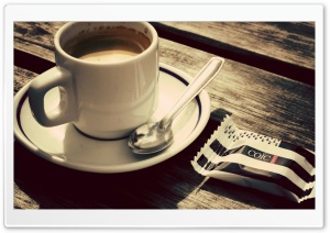Biscuit And Coffee Cup Ultra HD Wallpaper for 4K UHD Widescreen desktop, tablet & smartphone