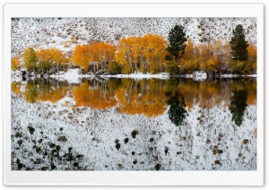 Bishop Creek California Winter Ultra HD Wallpaper for 4K UHD Widescreen desktop, tablet & smartphone