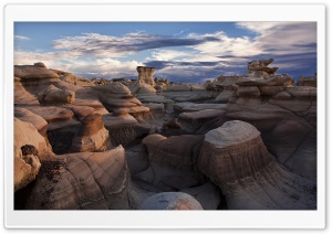 Bisti Badlands, San Juan County, New Mexico, US Ultra HD Wallpaper for 4K UHD Widescreen desktop, tablet & smartphone