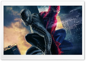 Black And Colored Spiderman Ultra HD Wallpaper for 4K UHD Widescreen desktop, tablet & smartphone