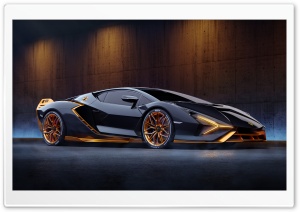 Black and Golden Lamborghini supercar luxury Ultra HD Wallpaper for 4K UHD Widescreen desktop, tablet & smartphone