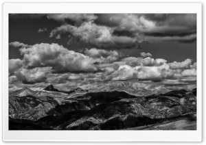 Black and White San Juan Mountains Colorado 4K UHD Wallpaper for Widescreen and UltraWide Desktop, UltraHD TV, Smartphone, Tablet