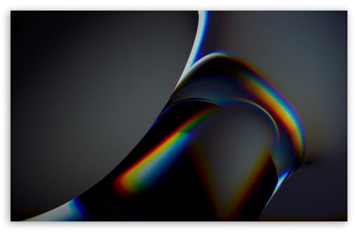Black Background Iridescent Reflections UltraHD Wallpaper for UHD 16:9 ; HD 16:9 ; UltraWide 21:9 24:10 32:9 32:10 ; Widescreen 16:10 ; Tablet 1:1 ; Dual 16:10 16:9 ;
