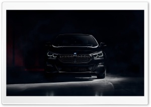 Black BMW in the Dark 4K UHD Wallpaper for Widescreen and UltraWide Desktop, UltraHD TV, Smartphone, Tablet