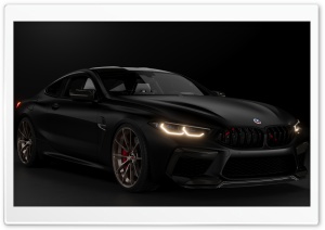 Black BMW M8 Car Ultra HD Wallpaper for 4K UHD Widescreen Desktop, Lockscreen, Screensaver, TV, Tablet, Smartphone