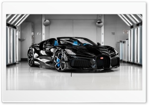 Black Bugatti W16 Mistral 4K UHD Wallpaper for Widescreen and UltraWide Desktop, UltraHD TV, Smartphone, Tablet