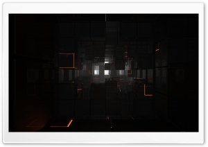 Black Cubes 3D Ultra HD Wallpaper for 4K UHD Widescreen desktop, tablet & smartphone