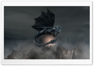 Black Dragon Ultra HD Wallpaper for 4K UHD Widescreen desktop, tablet & smartphone