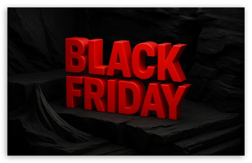 Black Friday Bold 3D Promo UltraHD Wallpaper for UHD 16:9 ; HD 16:9 ; UltraWide 21:9 24:10 ; Widescreen 16:10 5:3 ; Fullscreen 4:3 5:4 3:2 ; Tablet 1:1 ; Dual 4:3 5:4 3:2 ;