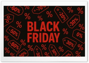 Black Friday Promo 4K UHD Wallpaper for Widescreen and UltraWide Desktop, UltraHD TV, Smartphone, Tablet