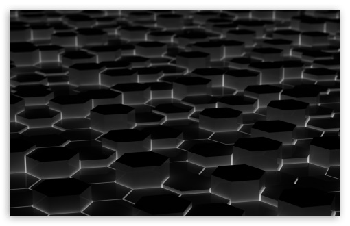 Black Hexagons UltraHD Wallpaper for HD 16:9 ; Widescreen 16:10 5:3 ; Fullscreen 4:3 5:4 3:2 ; Tablet 1:1 ;