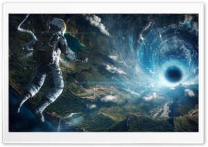 Black Hole on Earth Ultra HD Wallpaper for 4K UHD Widescreen desktop, tablet & smartphone