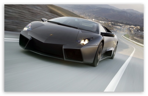 Black Lamborghini Speed UltraHD Wallpaper for HD 16:9 ; Widescreen 16:10 5:3 ; Fullscreen 3:2 ;