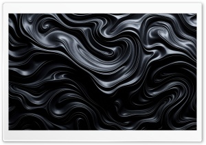 Black Obsidian Waves 4K UHD Wallpaper for Widescreen and UltraWide Desktop, UltraHD TV, Smartphone, Tablet