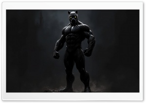 Black Panther 4K UHD Wallpaper for Widescreen and UltraWide Desktop, UltraHD TV, Smartphone, Tablet