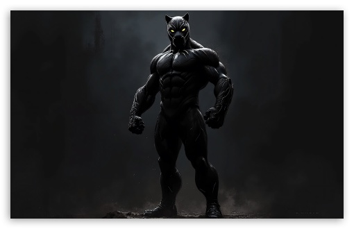 Black Panther UltraHD Wallpaper for Widescreen 16:10 ;