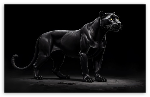 Black Panther Art UltraHD Wallpaper for UHD 16:9 ; HD 16:9 ; Widescreen 16:10 5:3 ; Fullscreen 4:3 5:4 3:2 ;