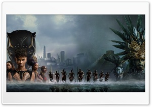 Black Panther Wakanda Forever Superhero Movie Ultra HD Wallpaper for 4K UHD Widescreen desktop, tablet & smartphone