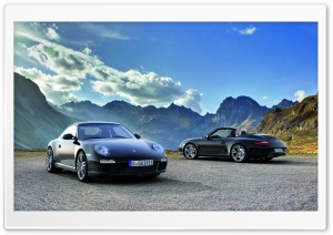 Black Porsche 911 Black Edition (2011) Ultra HD Wallpaper for 4K UHD Widescreen desktop, tablet & smartphone