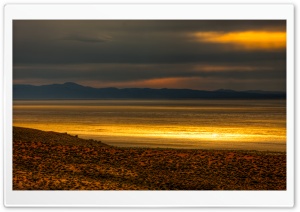 Black Rock Desert - Sunset Glow Ultra HD Wallpaper for 4K UHD Widescreen desktop, tablet & smartphone