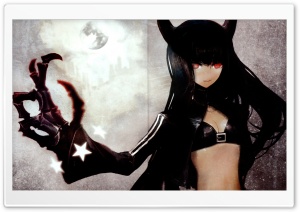 Black Rock Shooter Anime Ultra HD Wallpaper for 4K UHD Widescreen desktop, tablet & smartphone
