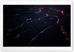 Black Stone Background With Neon Veins 4K UHD Wallpaper for Widescreen and UltraWide Desktop, UltraHD TV, Smartphone, Tablet