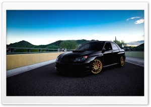 Black Subaru Impreza Ultra HD Wallpaper for 4K UHD Widescreen desktop, tablet & smartphone